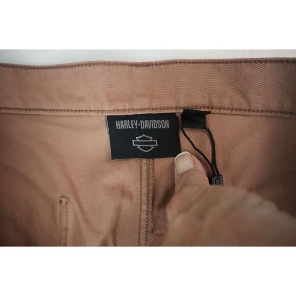 Harley-Davidson 96003-23VM Men's Sz 40x34 Tan Unique Appearance Woven Work Pants - Picture 8 of 13